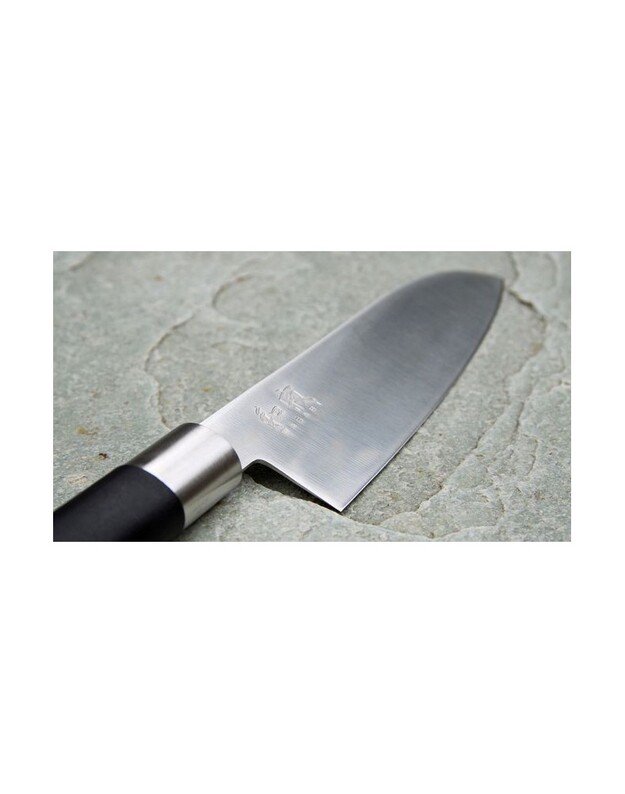 Japoniško plieno peilis KAI Wasabi black DM6716S peilis 16,5 cm ašmenys 1