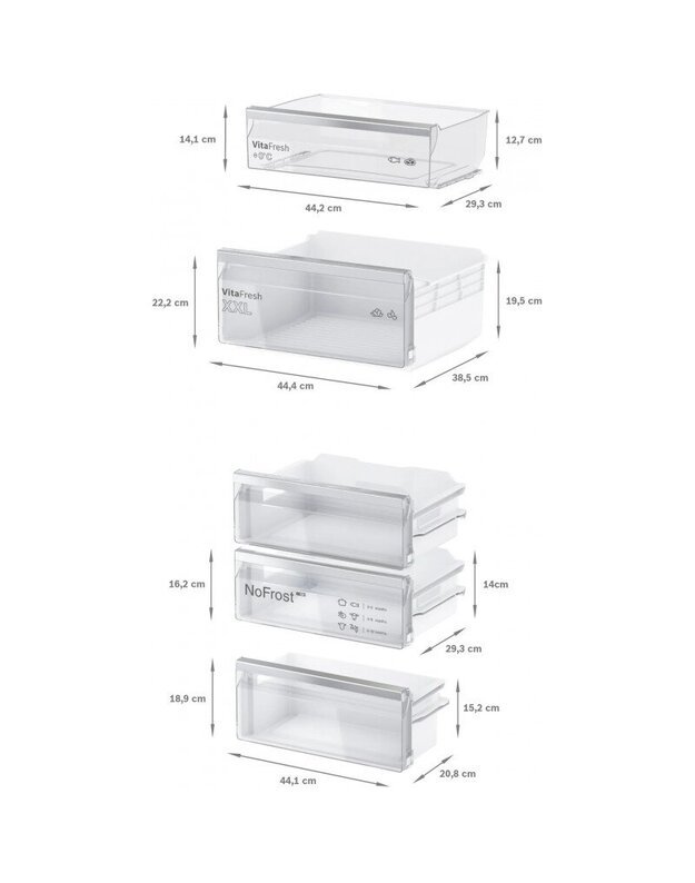 Šaldytuvas Bosch KIN86SDD0 2