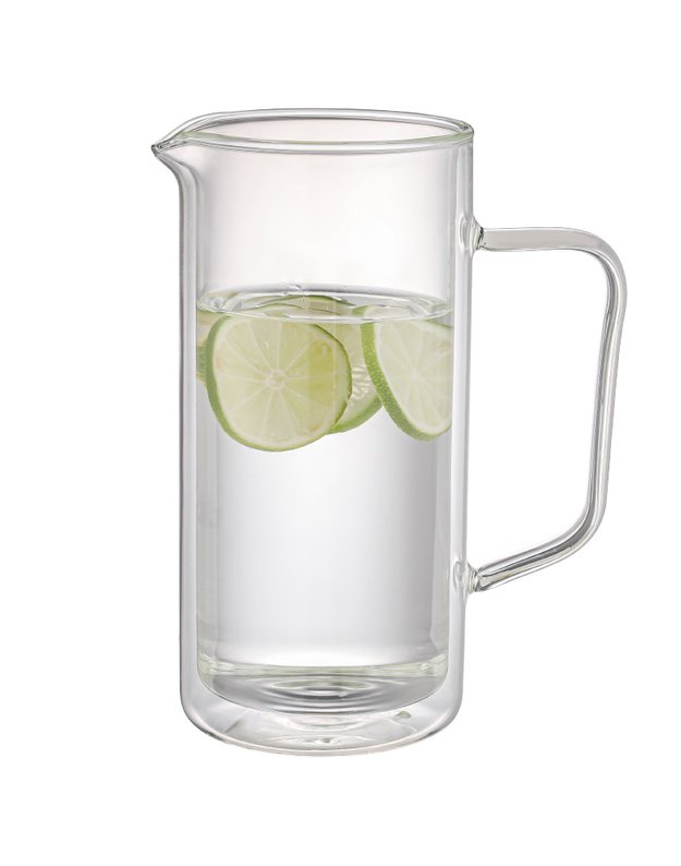 Dvisienis stiklinis ąsotis Zyle ZY0510DG 1000 ml
