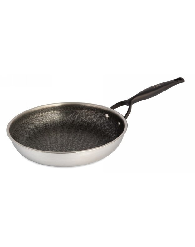 Indukcinė nerūdijančio plieno keptuvė Zyle ZY1024FP,  &Oslash;24 cm