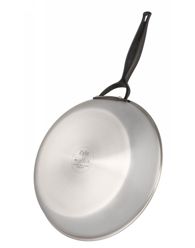 Indukcinė nerūdijančio plieno keptuvė Zyle ZY1024FP,  &Oslash;24 cm
