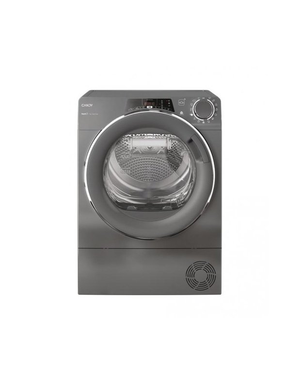 Candy H7A2TCERX-S RapidÓ džiovyklė su šilumos siurbliu, 7 kg, E klasė, Wi-Fi, siaura 48,6 cm