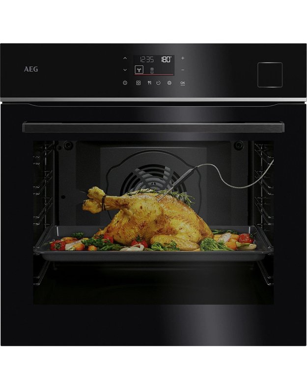 AEG NBE7P631AB 7000 MealAssist įmontuojama orkaitė, 71 l, pirolizė, maisto termometras, Wi-Fi, A++
