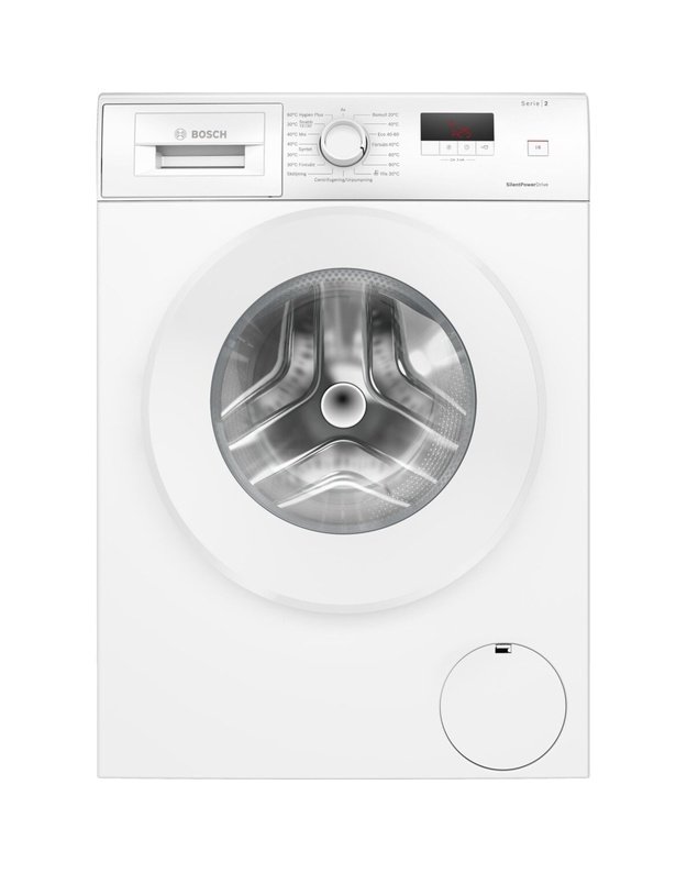 Bosch WGE03201SN Serie 2 skalbyklė, 8 kg, 1200 aps./min., SpeedPerfect, ActiveWater Plus, A klasė