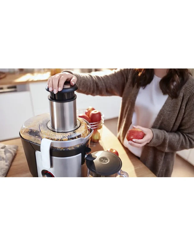 Bosch MES4010 VitaJuice 4 centrifūginė sulčiaspaudė, 1200 W, 3 greičiai, 84 mm XL anga, 1,5 l