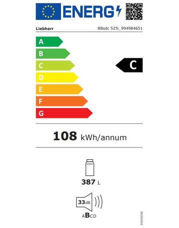 Šaldytuvas Liebherr RBsdc 525i Prime BioFresh 4
