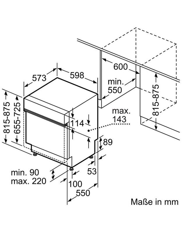 Indaplovė Bosch  SMI6ECS12E 2
