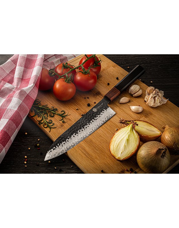 Damasko plieno peilis KAMAZAKI KZI217KN