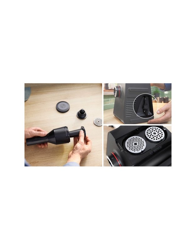 Bosch MFWS642B Serie 6 MultiPower mėsmalė su tarkavimo ir sausainių formavimo priedais, 2100 W