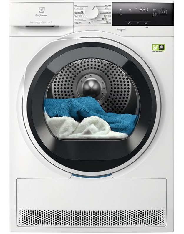Electrolux EW7D394UCE 700 DelicateCare džiovyklė su šilumos siurbliu, 9 kg, C klasė, 63 dB