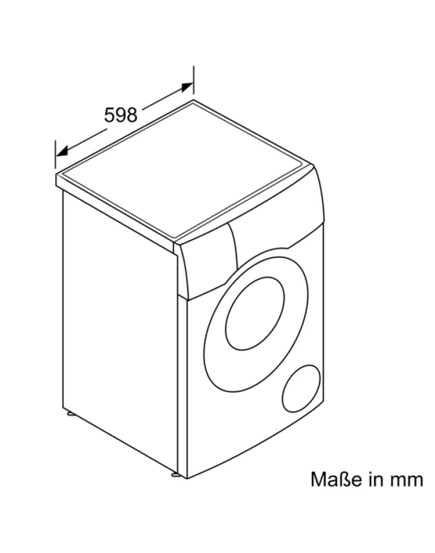 Bosch WNC254AS0 Serie 8 skalbyklė-džiovyklė, 10,5/6 kg, 1400 aps./min., i-DOS, Iron Assist, Home Connect, pilka