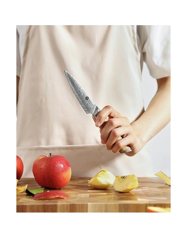 Damasko plieno peilis Kamazaki Paring Knife KZ40KN, 9 cm, NEMOKAMAS PRISTATYMAS! 2
