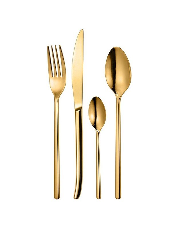 Stalo įrankių rinkinys Zyle ZY776GCS 24 vnt., veidrodinės aukso spalvos