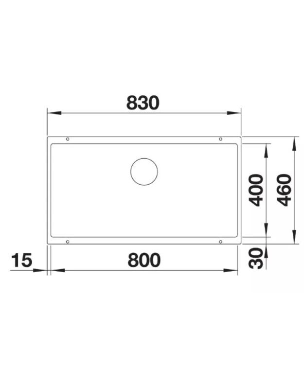Plautuvė SUBLINE 800-U, švelni balta, 527174 2