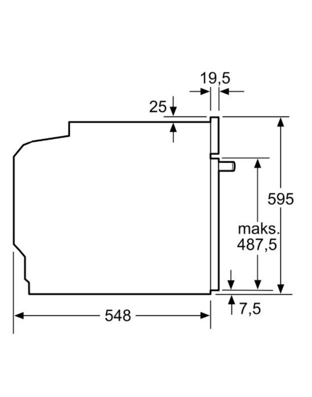 Orkaitė Bosch HBA572EM3