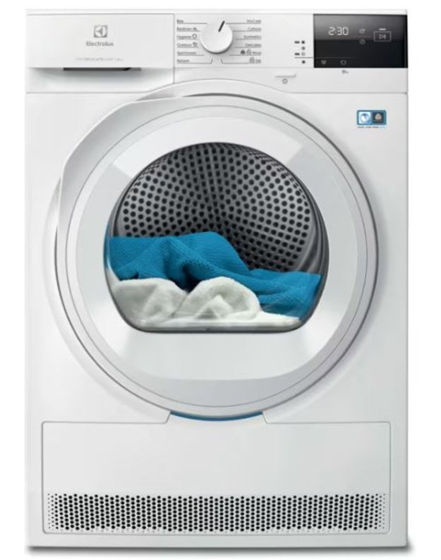 Electrolux EW7D283VE 700 DelicateCare džiovyklė su šilumos siurbliu, 8 kg, E klasė, 66 dB