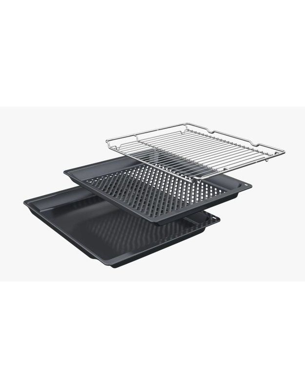 Bosch HRG572ES3 Serie 4 įmontuojama orkaitė su garų funkcija, 71 l, Air Fry, AutoPilot 15, pirolizė, A+
