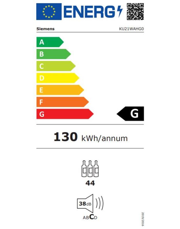 Vyno šaldytuvas Siemens KU21WAHG0 4