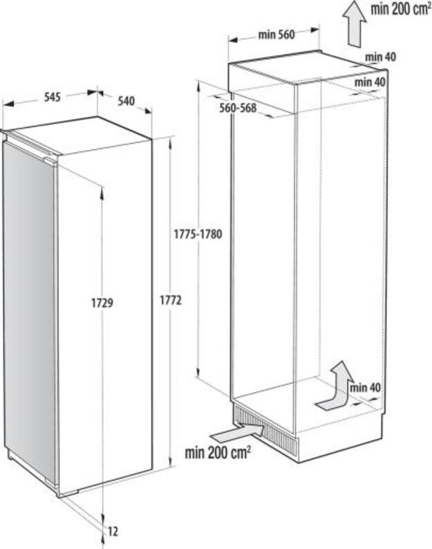 Šaldytuvai Gorenje RI517E62WF 5