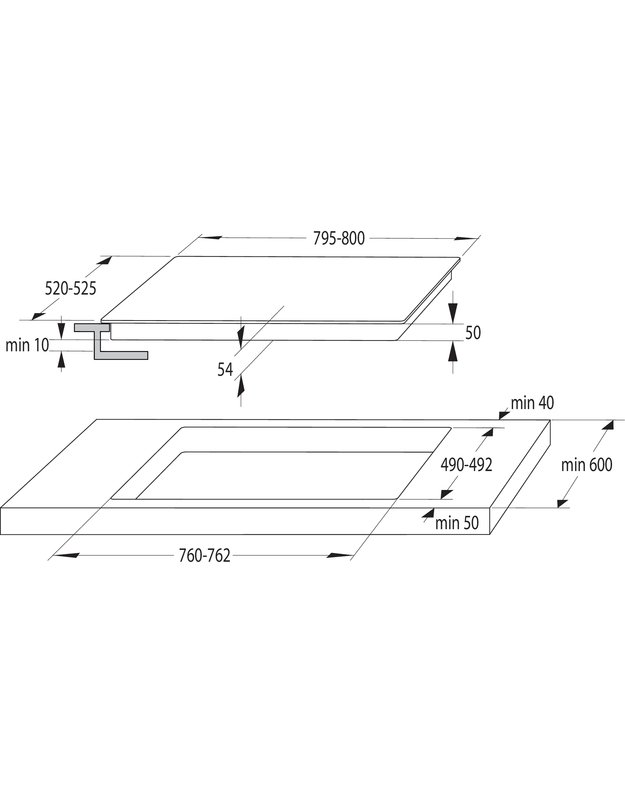 Kaitlentė Gorenje GI8432BSCWF 2