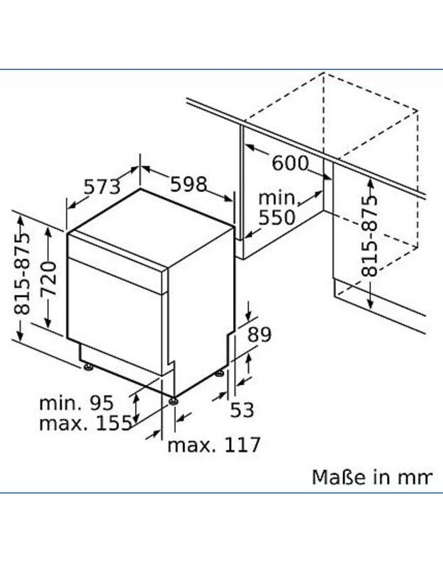 Indaplovė Bosch SMU4EVS08E 2