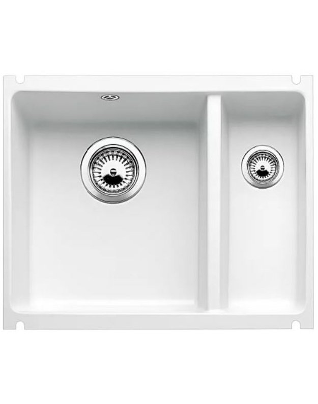Keraminė plautuvė BLANCO SUBLINE 350/150-U, balta, 514522