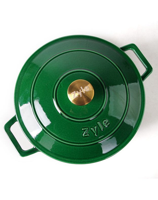 Apvalus emaliuotas ketaus puodas ZY020GRKI ,6 l