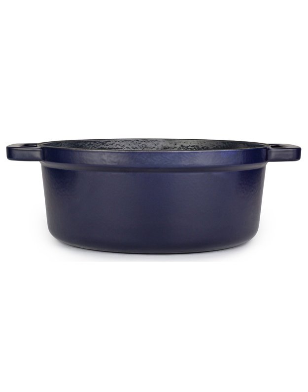Apvalus emaliuotas ketaus puodas ZY01BLKI, 5l