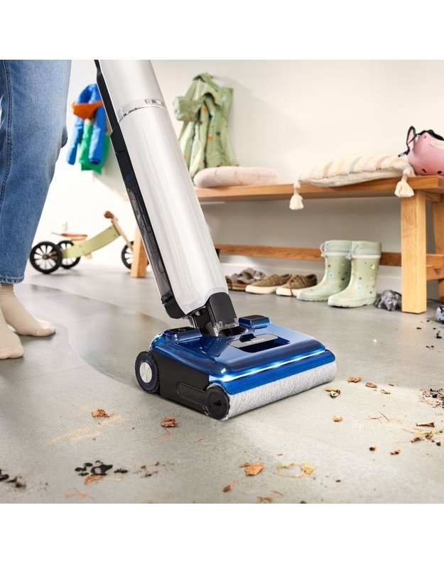 Bosch BHF41WM Serie 4 OneFlow grindų plovimo siurblys, 24 000 Pa, 3 režimai, savaiminis valymas