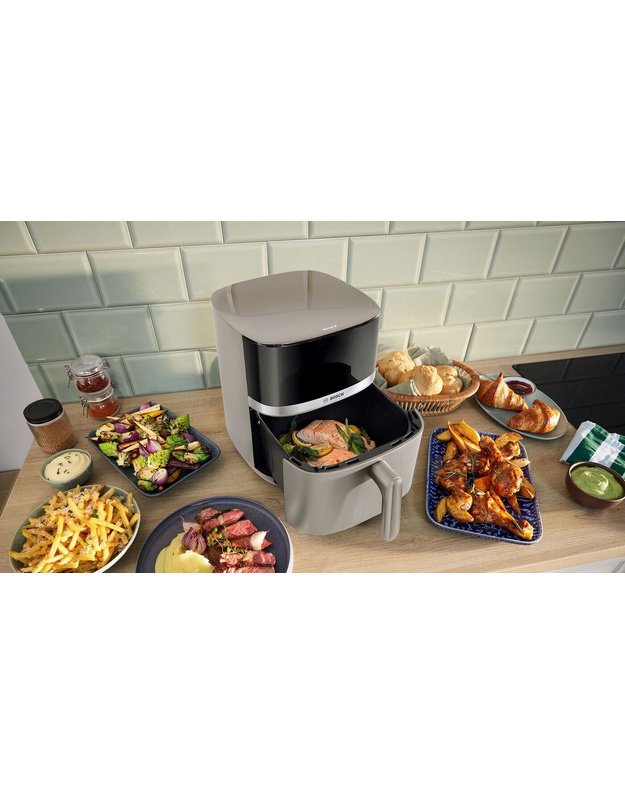 Bosch MAF462C0 Serie 4 karšto oro gruzdintuvė, 6,1 l, 2050 W, Dual Heating, 40–200 °C, 9 programos, Dark Cream