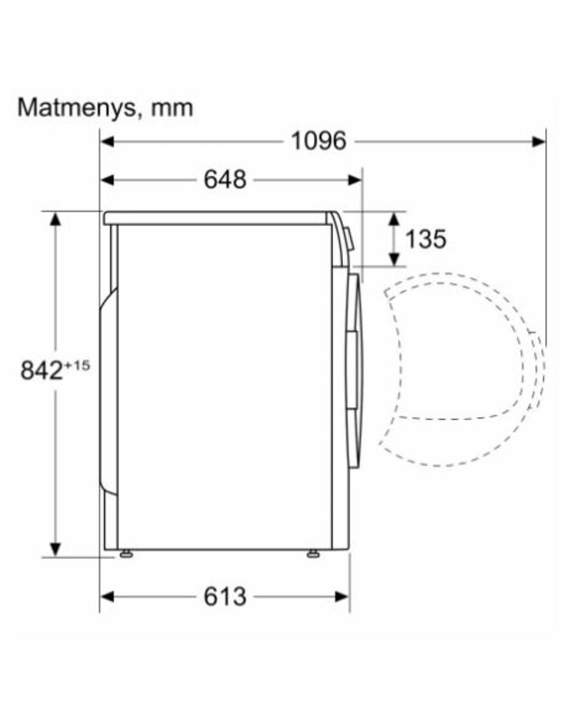 Džiovyklė Bosch WQG2420PSN 2