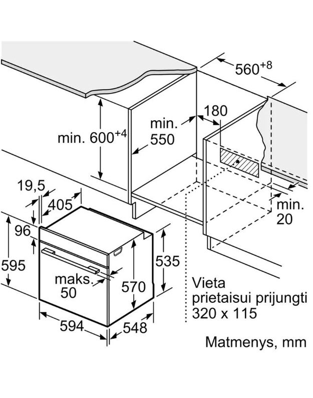 Orkaitė Bosch HBA571BB4 4