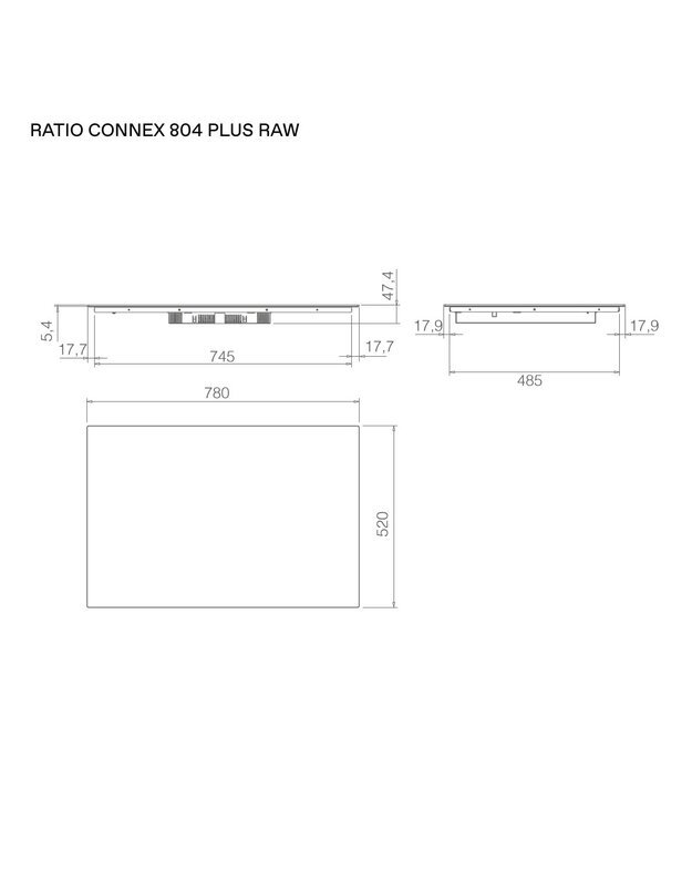 Kaitlentė ELICA Ratio Connex 804 Plus Raw, PRF0210636 1