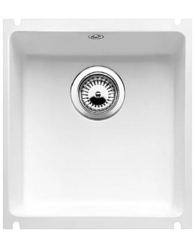 Keramikinė plautuvė Blanco SUBLINE 375-U, 516035, balta blizgi