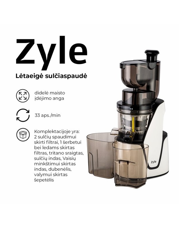 Lėtaeigė sulčiaspaudė ZY016WSJ