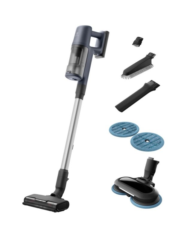 Electrolux EP61H21WET 600 serijos belaidis dulkių siurblys su plovimo funkcija, 85 W, iki 50 min., PowerPro Mop