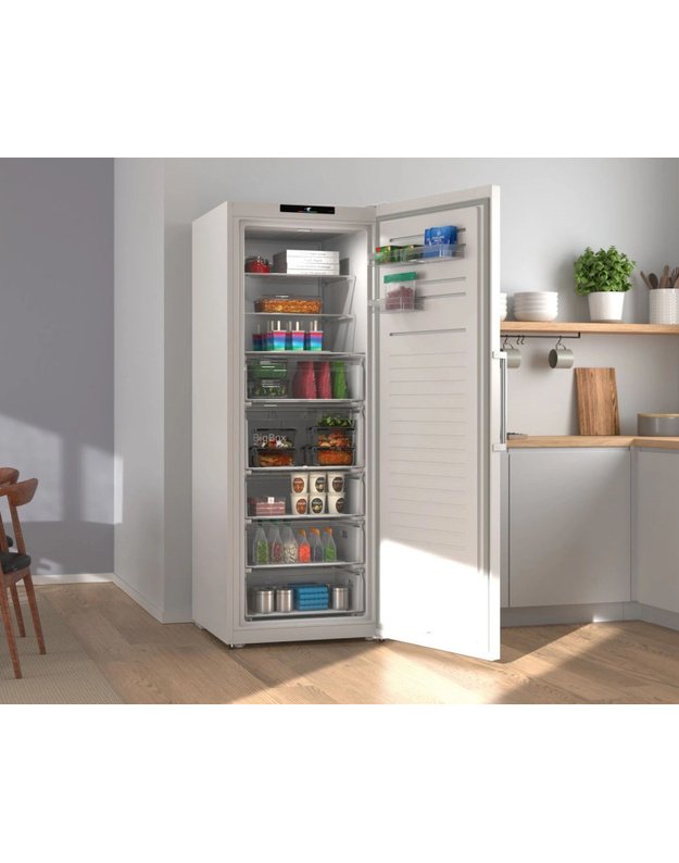 Bosch GSN56VWDG Serie 4 laisvai pastatomas šaldiklis, 471 l, Total NoFrost, FlexDoor, Big Box, 35 dB