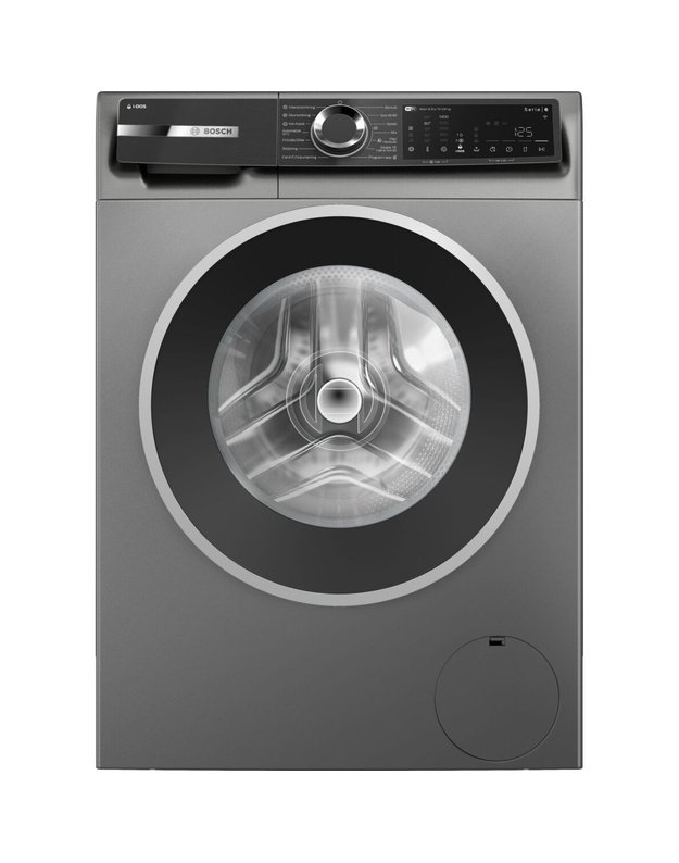 Bosch WNG254A1SN Serie 6 skalbyklė-džiovyklė, 10,5/6 kg, 1400 aps./min., i-DOS, Auto Dry, Home Connect, antracito pilka