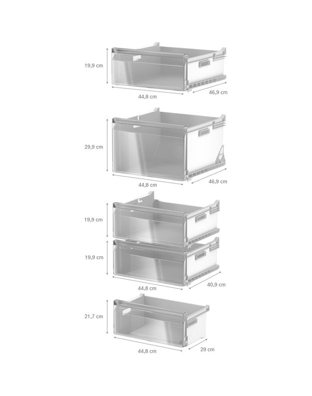 Bosch GSN36VLEG Serie 4 laisvai pastatomas šaldiklis, 334 l, Total No Frost, Home Connect, 35 dB, E klasė