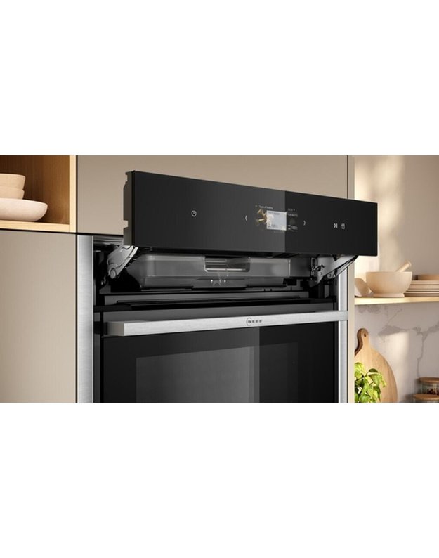 NEFF B64VS71N0 N 90 įmontuojama orkaitė su Vario Steam, 71 l, Slide & Hide, Air Fry, pirolizė, Home Connect, A+