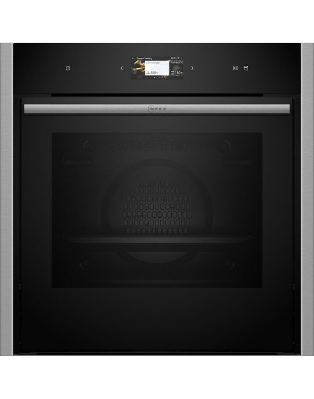 NEFF B64VS71N0 N 90 įmontuojama orkaitė su Vario Steam, 71 l, Slide & Hide, Air Fry, pirolizė, Home Connect, A+