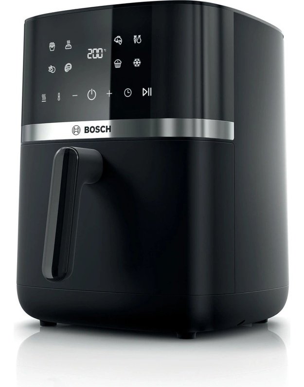Bosch MAF462B1 Serie 4 karšto oro gruzdintuvė, 6,1 l, 2050 W, Dual Heating, 40–200 °C, grilio rinkinys, juoda