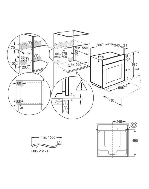 Orkaitė AEG BSE788380B