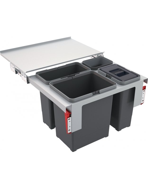 Šiukšliadėžė FRANKE, Sorter Garbo, 60-3, 18l.+12l.+8l, 121.0200.680