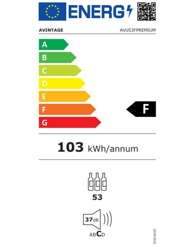 Vyno šaldytuvas Avintage AVU53FPREMIUM 2