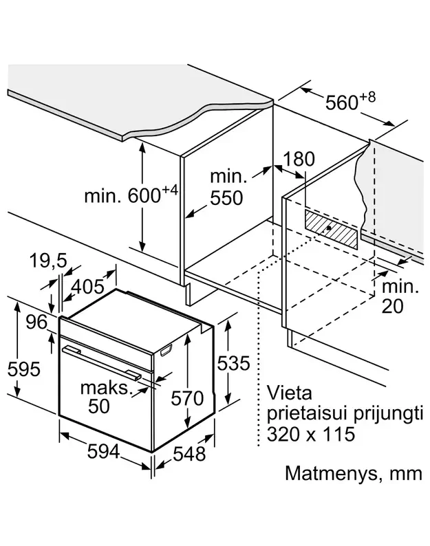 Orkaitė Bosch HRG4720B3 3