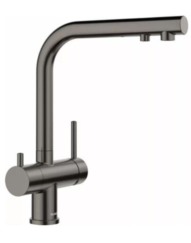 BLANCO FONTAS II, Satin Dark Steel, 527736