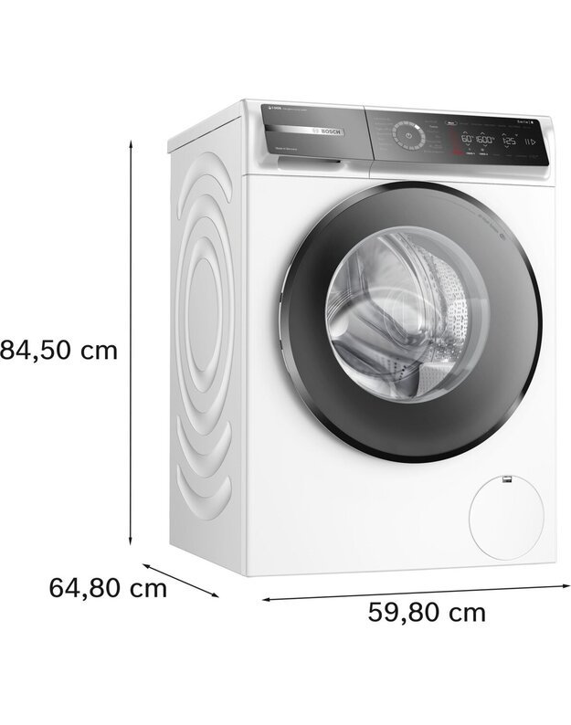 Skalbimo mašina Bosch WGB266A0SN 3
