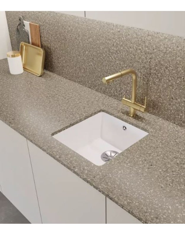Keramikinė plautuvė Blanco SUBLINE 375-U 523726, balta blizgi