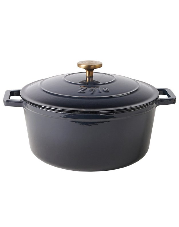Apvalus emaliuotas ketaus puodas ZY020DGKI ,6 l